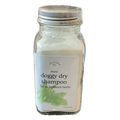 Mint Dry Dog Shampoo: Natural Waterless Grooming Powder (6 ounce)