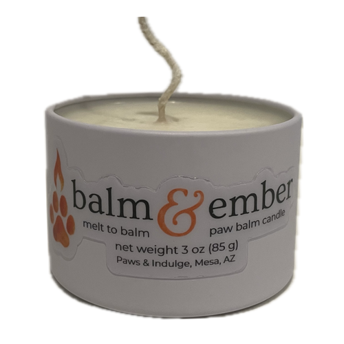 Balm & Ember Unscented Paw Balm Candle