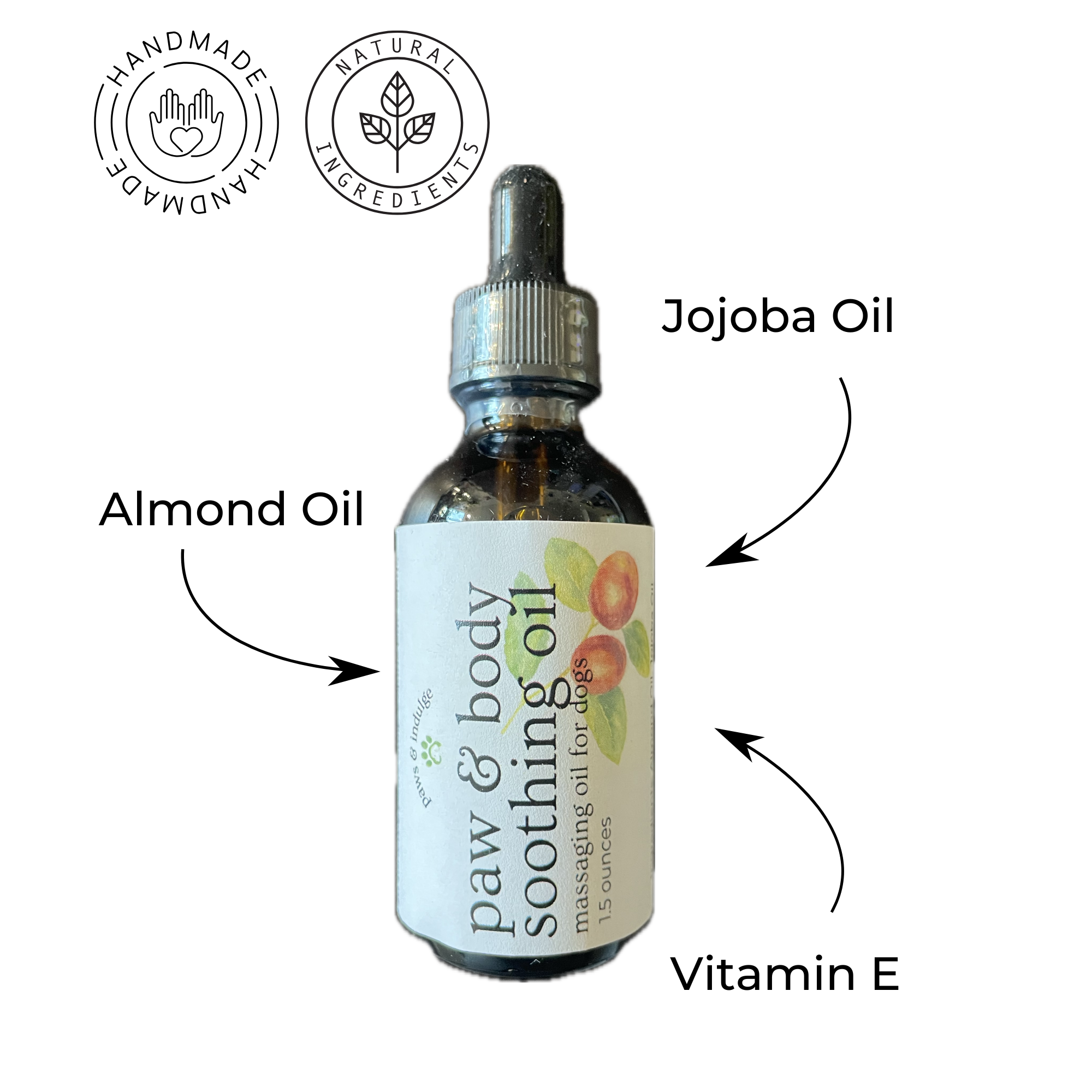 Dog Massage Oil: Natural Almond Oil & Vitamin E Spa Treatment