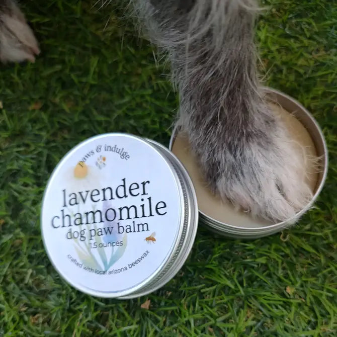 Lavender Chamomile Dog Paw Balm: Handcrafted with Beeswax (1 .5 oz)