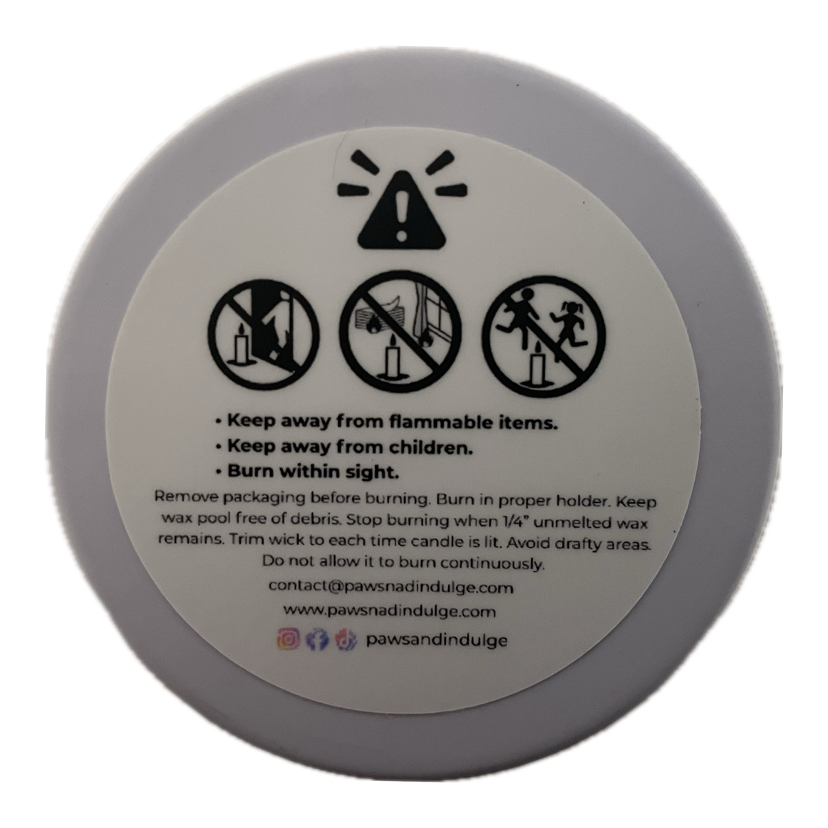 Balm & Ember Unscented Paw Balm Candle