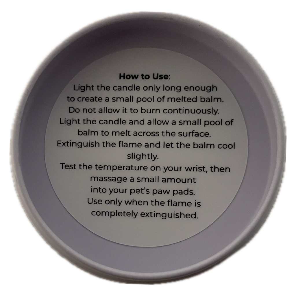 Balm & Ember Unscented Paw Balm Candle