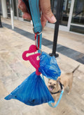 Doody Calls Dog Poop Bag Holder | Hands-Free Dog Waste Bag Holder | Funny Dog Leash Accessory | Acrylic Poop Bag Carrier
