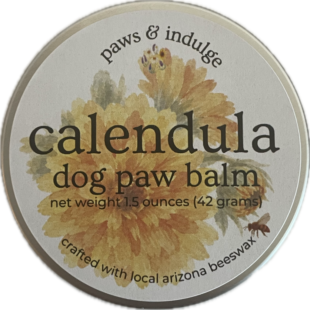 Calendula Dog Paw Balm | Made with Local Arizona Beeswax | 1.5 oz