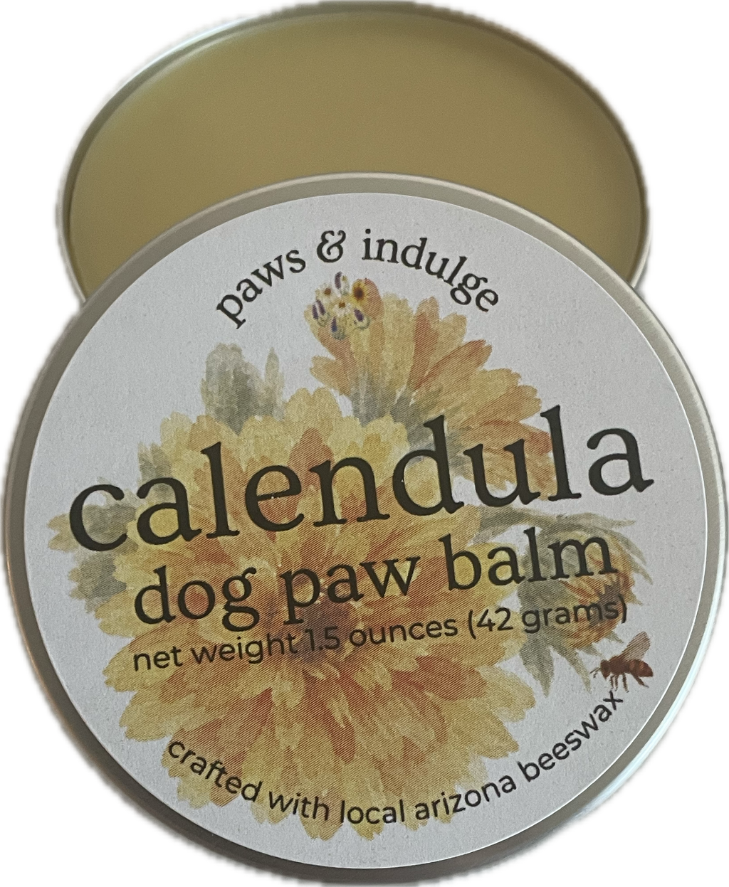 Calendula Dog Paw Balm | Made with Local Arizona Beeswax | 1.5 oz