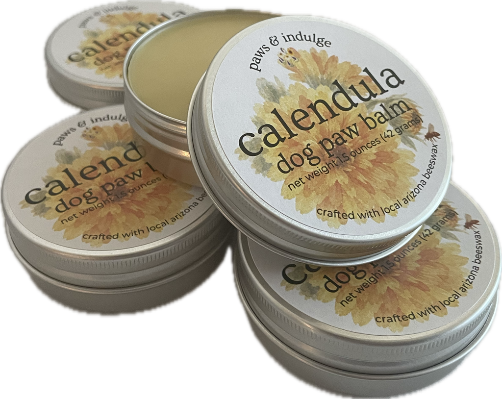 Calendula Dog Paw Balm | Made with Local Arizona Beeswax | 1.5 oz