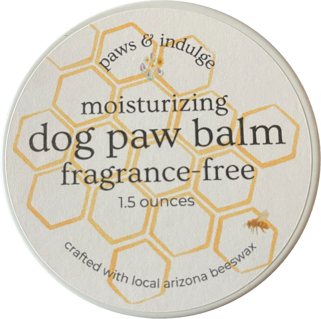 Moisturizing Dog Paw Balm in Metal Tin | 3-Ingredient Formula | Small-Batch