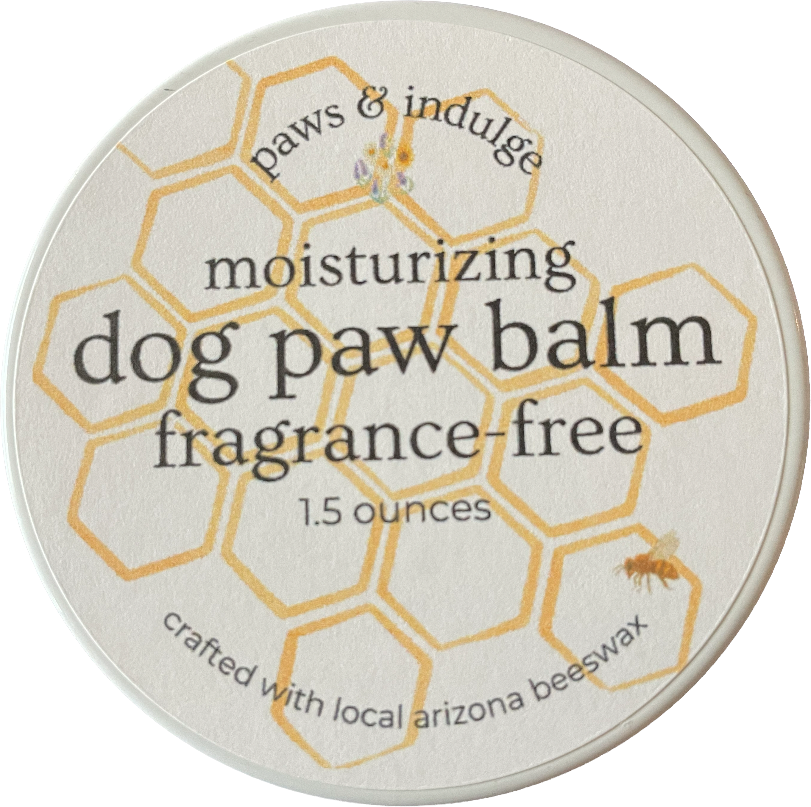 Moisturizing Dog Paw Balm in Metal Tin | 3-Ingredient Formula | Small-Batch