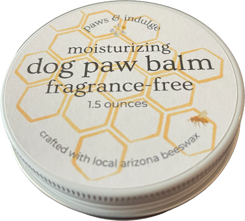 Moisturizing Dog Paw Balm in Metal Tin | 3-Ingredient Formula | Small-Batch