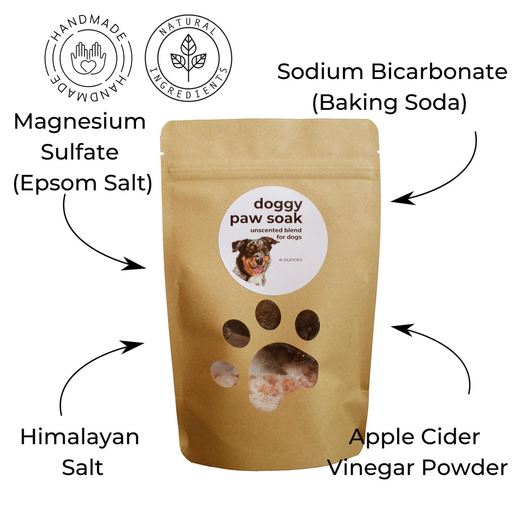 Unscented Paw Soak – Soothing Relief with Epsom & Himalayan Salt - 4 ounces