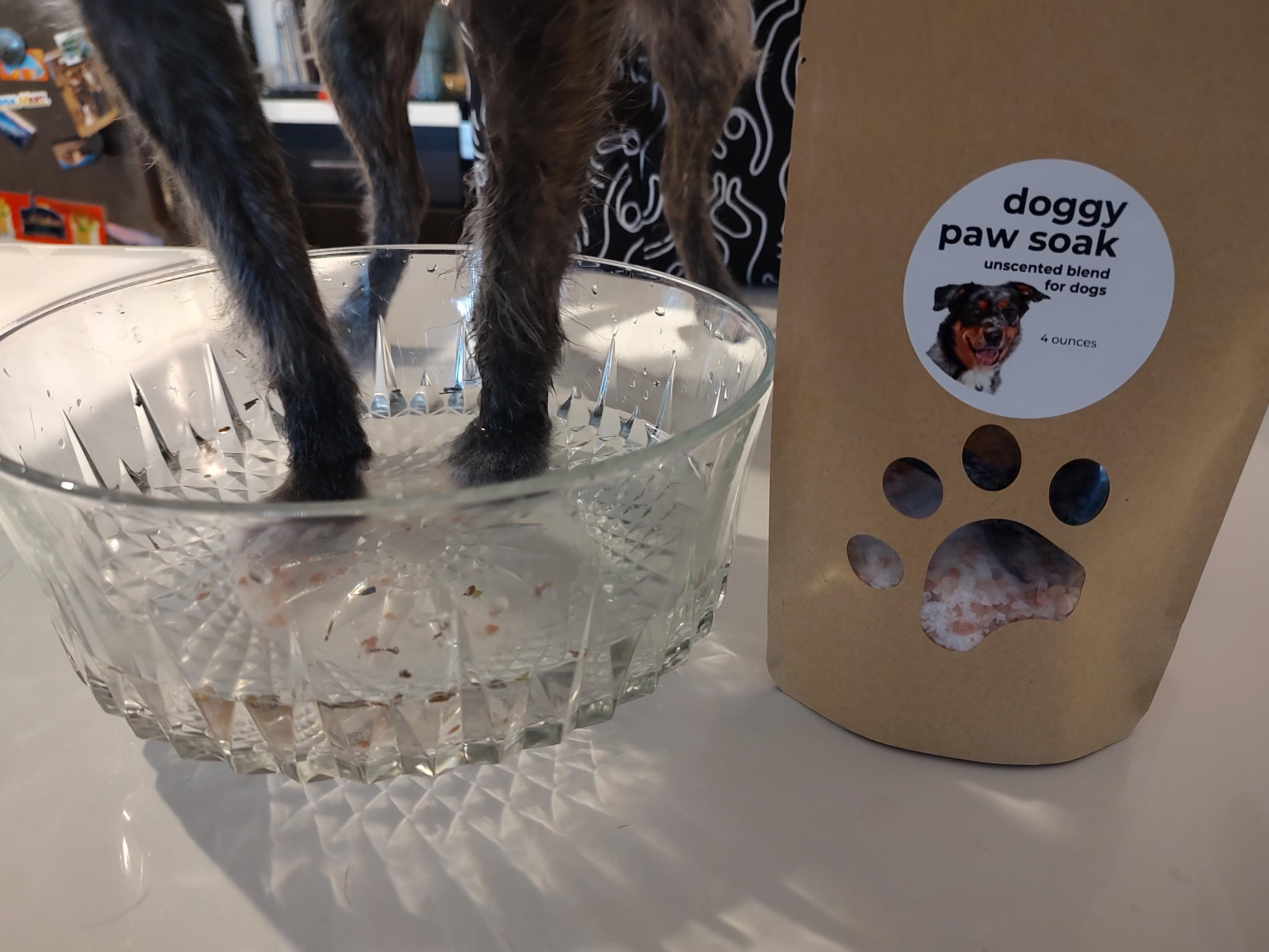 Unscented Paw Soak – Soothing Relief with Epsom & Himalayan Salt - 4 ounces