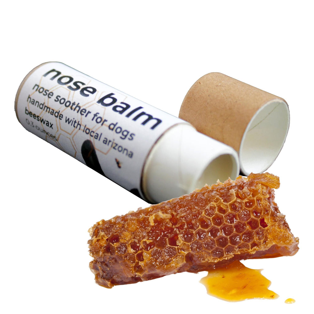 Unscented Dog Nose Balm: Natural Arizona Beeswax Protection (0.3 oz)