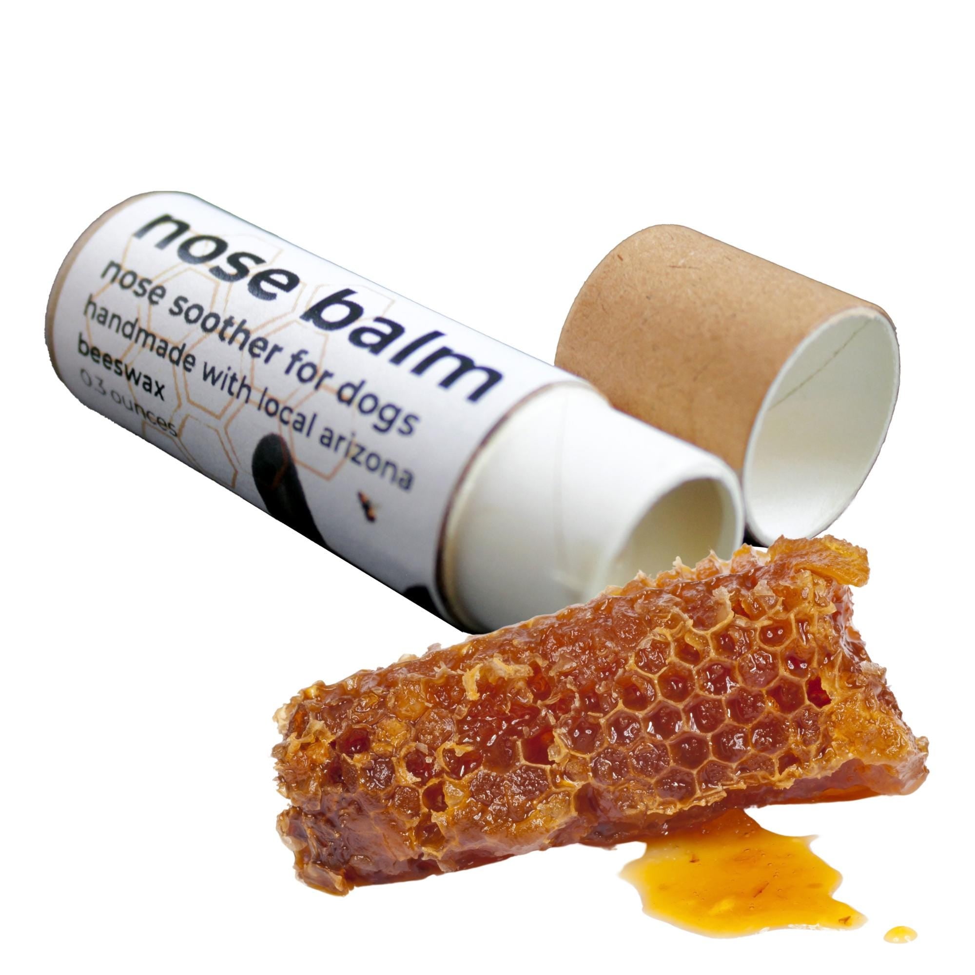 Unscented Dog Nose Balm: Natural Arizona Beeswax Protection (0.3 oz)