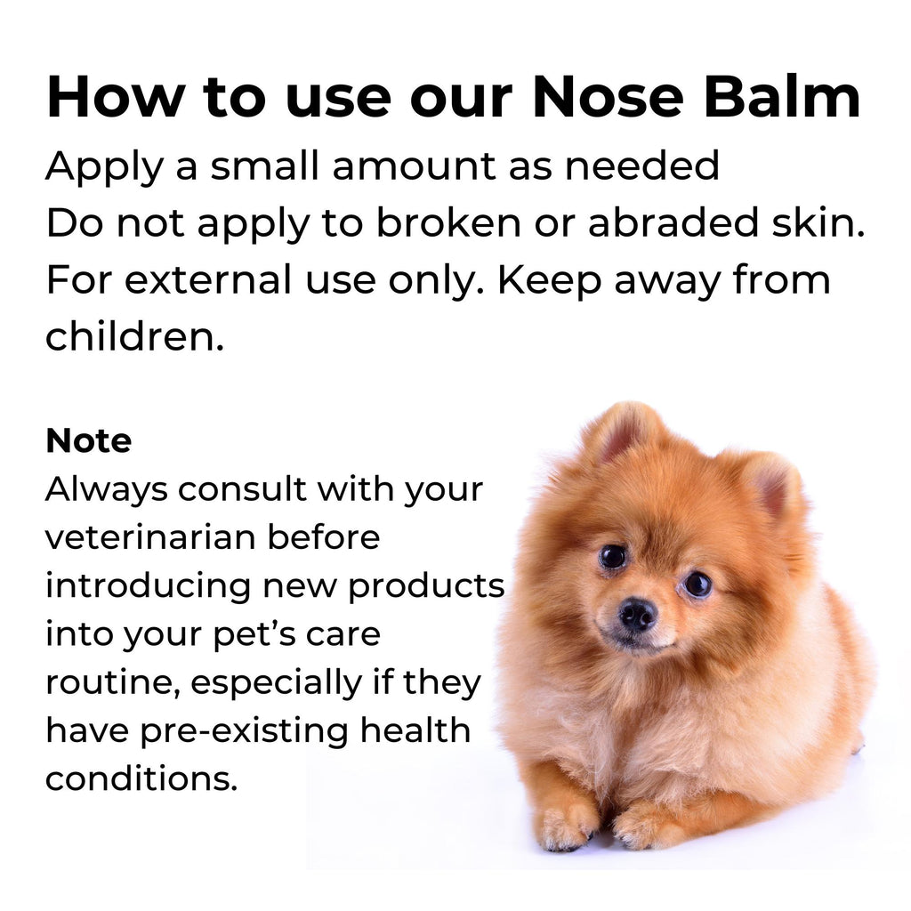 Unscented Dog Nose Balm: Natural Arizona Beeswax Protection (0.3 oz)
