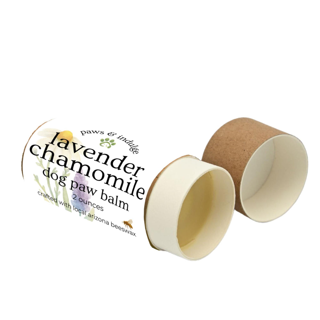 Lavender Chamomile Dog Paw Balm: Natural Beeswax, Vitamin E (2 oz)