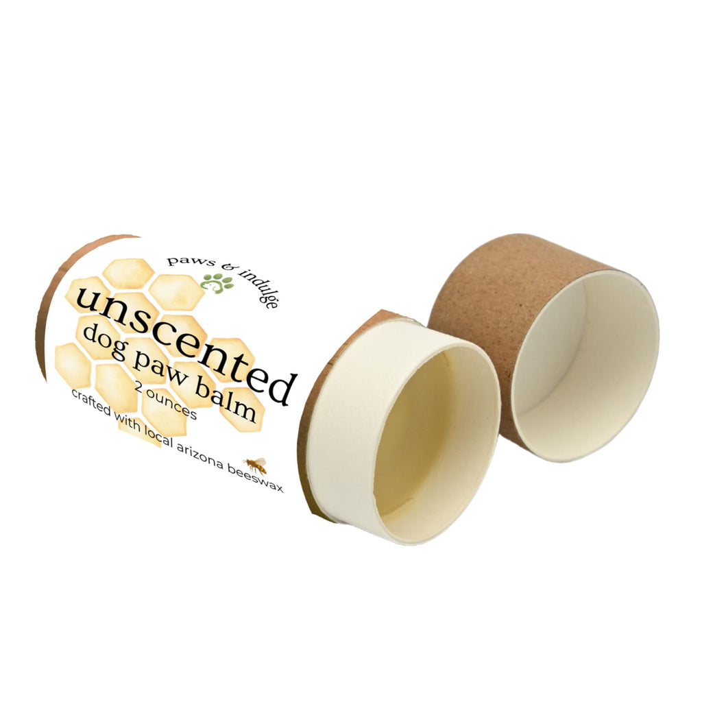 Beeswax Dog Paw Balm: Natural, Moisturizing, Unscented (2 oz Tube)