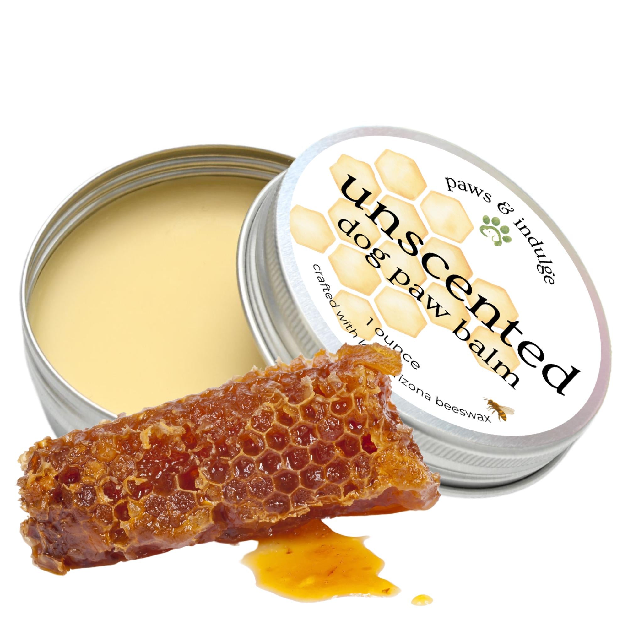 Beeswax Dog Paw Balm: Natural Care for Sensitive Paws (1 oz. tin)