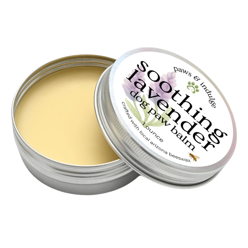 Lavender Dog Paw Balm: Handcrafted with Beeswax & Vitamin E (1 oz. tin)